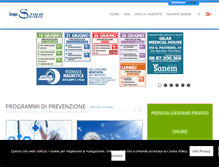 Tablet Screenshot of grupposanem.eu